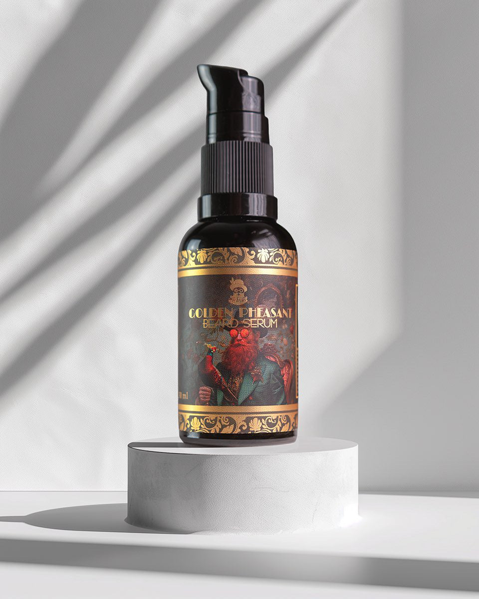 REGENERACYJNO- WZMACNIAJĄCE SERUM GOLDEN PHEASANT O ZAPACHU DRZEWNO-SKÒRZANYM. WYSYŁKA TYLKO 5PLN!